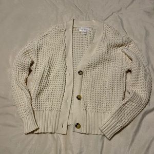 Cable knit cardigan